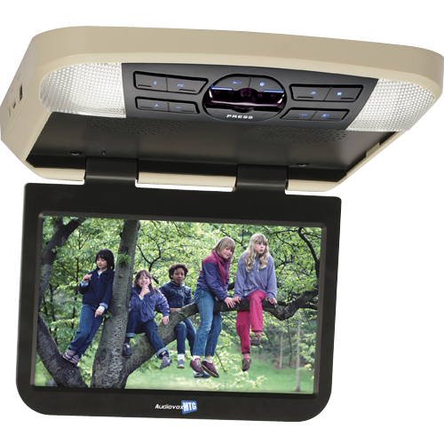 AVXMTG10U - 10 inch widescreen LED backlit monitor / DVD player with built-in dome lights