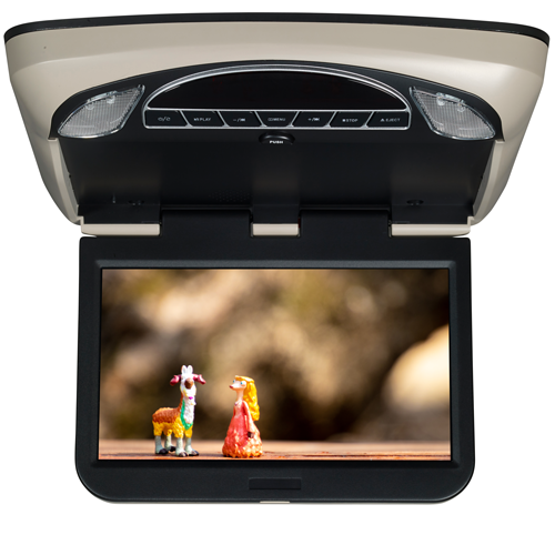 VXMTG13 - 13.3" Hi-Def Digital SmartTV Ready Overhead Monitor System with DVD and HDMI&reg; and USB Inputs